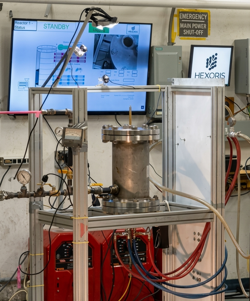 Hexoris experimental test reactor